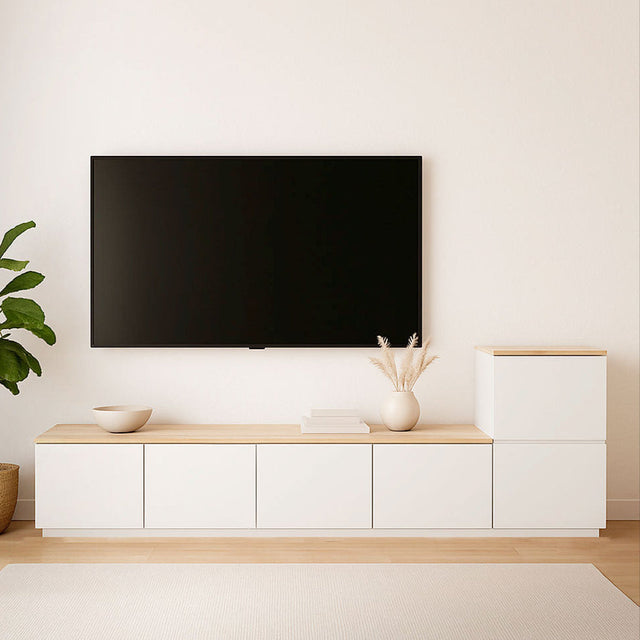 Muebles TV con almacenamiento: Combinando funcionalidad y estilo