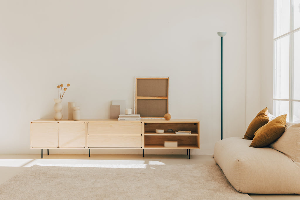 Muebles TV estilo nórdico. Muebles de diseño. Muebles modulares – Slowdeco