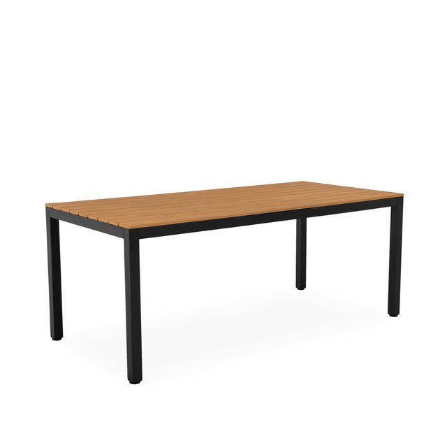 Mesa de Exterior Rectangular Cinthia 180 Negra