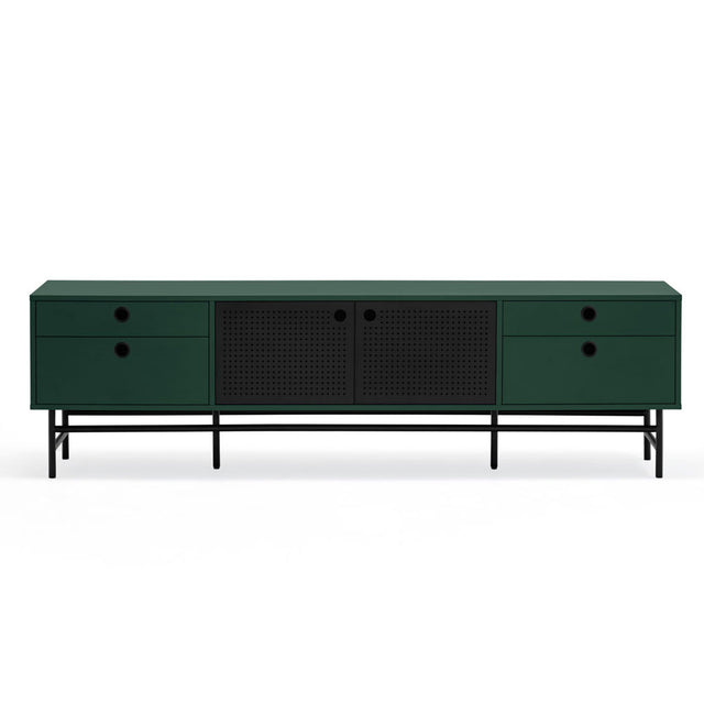 Mueble tv Punto 180cm - 140cm Verde oscuro 180cm Teulat