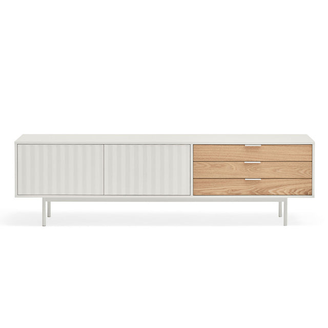 Mueble tv Sierra 180cm - 140cm Blanco 180cm Teulat