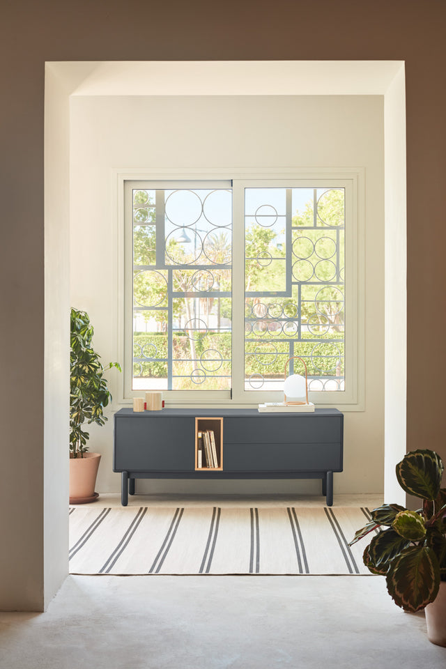 Mueble TV Corvo 140 Gris Antracita