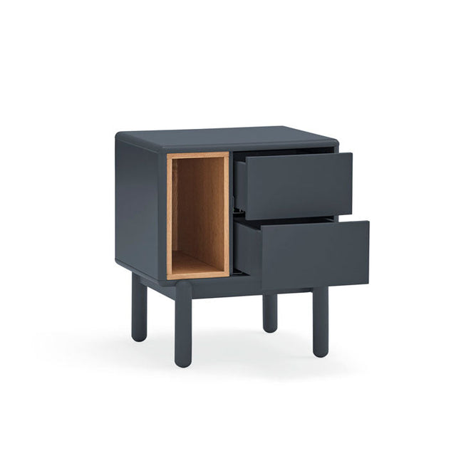 Mesita de noche Corvo Gris perla Teulat