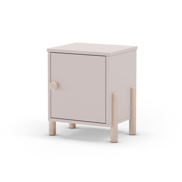 Mesita de Noche Infantil Lily 30 Crema & Pino