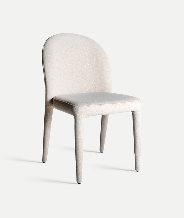Silla Tapizada Dizier Blanco Roto