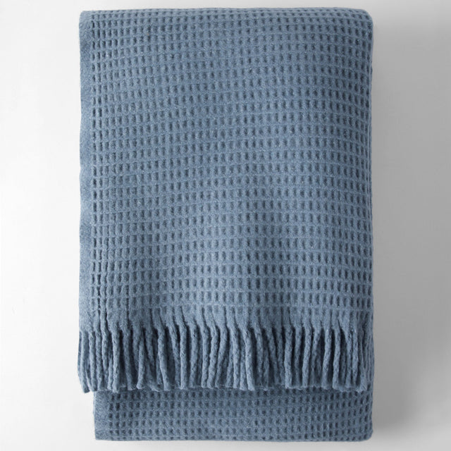 Manta Basics Waffle Azul Noche