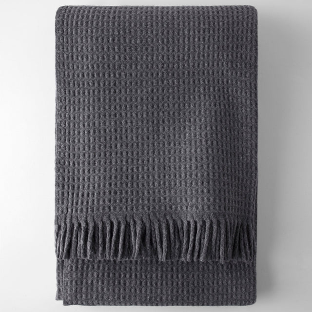 Manta Basics Waffle Gris Oscuro