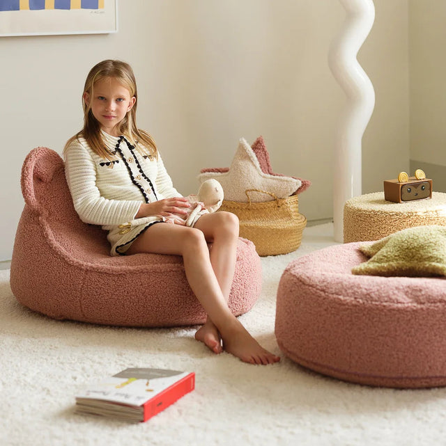 Guava Bear Beanbag y otomana