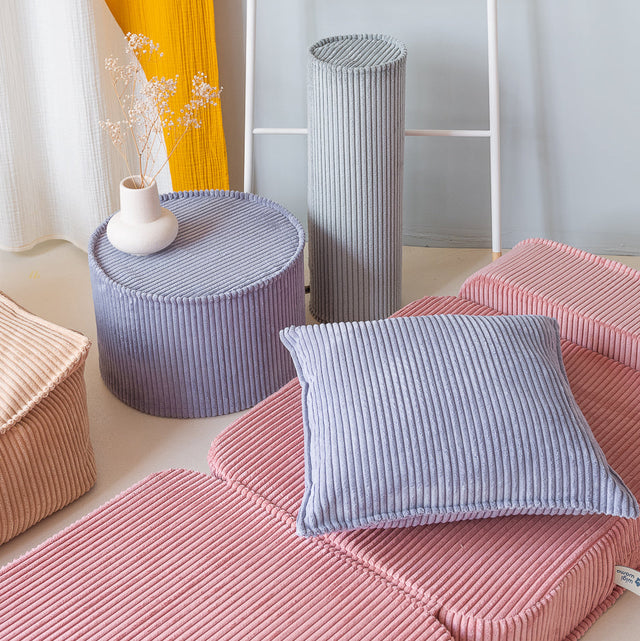 Cojín de bloque azul de arándanos