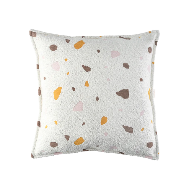 Cojín de bloque de mármol de terrazo