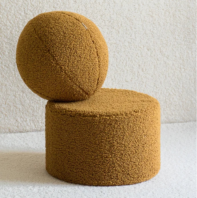 Maple pouffe
