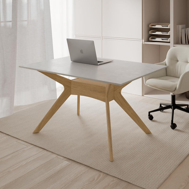 Mesa de Comedor Eloise Fija Roble | vista principal | Somcasa Vlc | 00MS209867