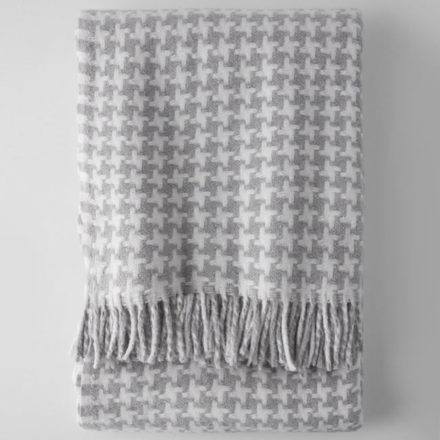 Manta Pearls Gris Claro