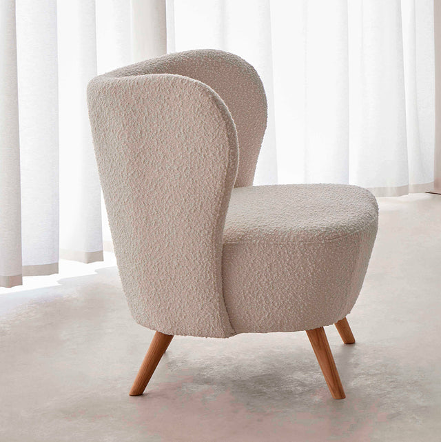 Butaca Efecto Borreguito Blanco