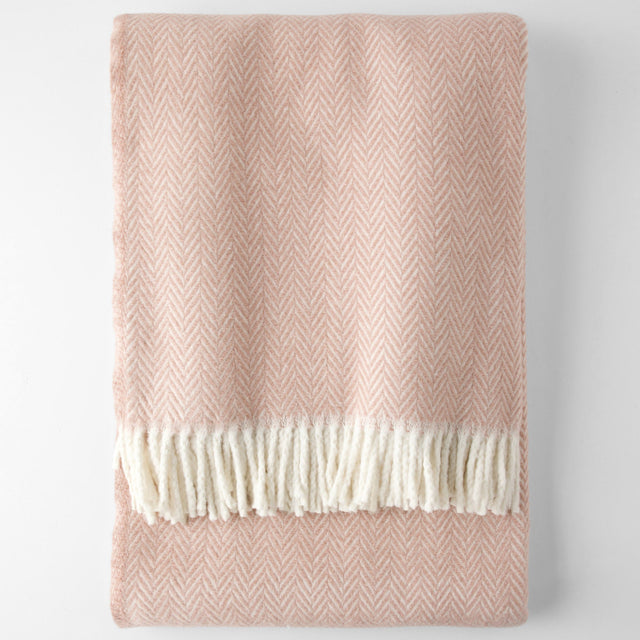 Manta Skyline Clásico Rosa Polvo