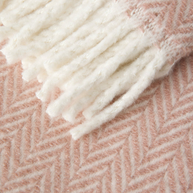 Manta Skyline Clásico Rosa Polvo