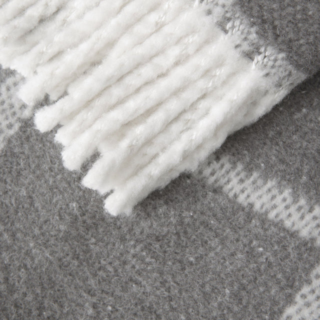 Manta Square Gris Medio