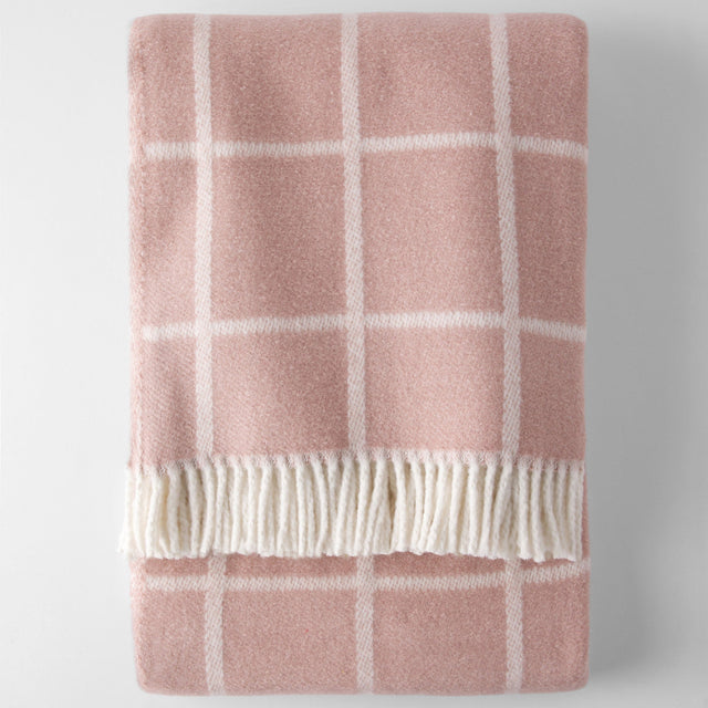 Manta Square Rosa Polvo