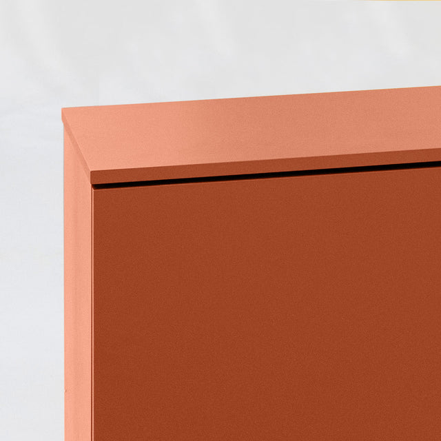 Vista detalle mueble TV Nolla 150 cm Teja Slowdeco