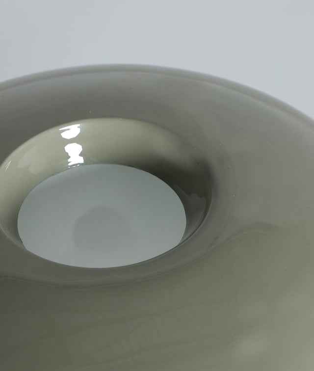 Vista superior Lámpara de Sobremesa Cortona Vidrio en color blanco combinado con el color verde Kodu Homedesign Vical Slowdeco