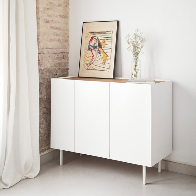 Aparador Arista 110 cm blanco en comedor
