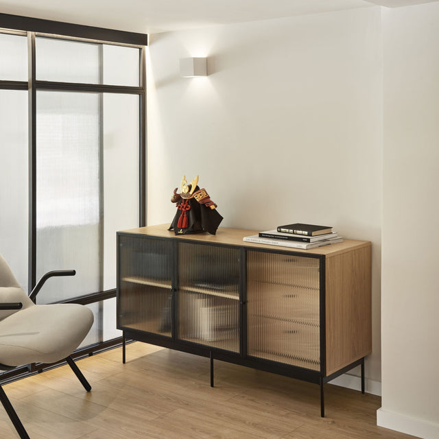 Aparador Blur 140cm Roble en comedor Slowdeco