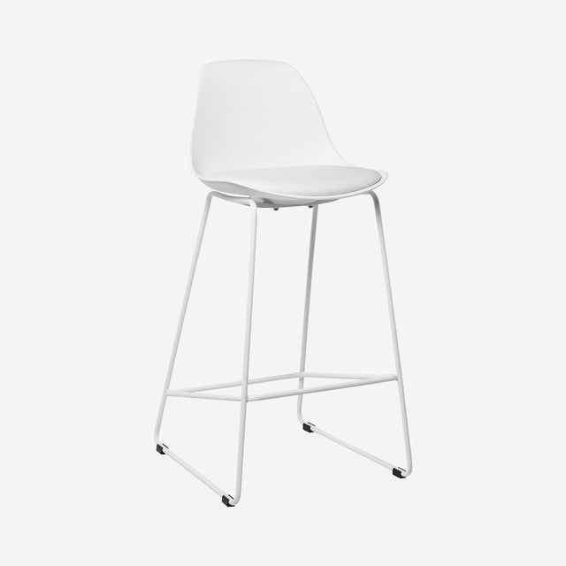 Taburete alto Marc blanco/negro Som Casa