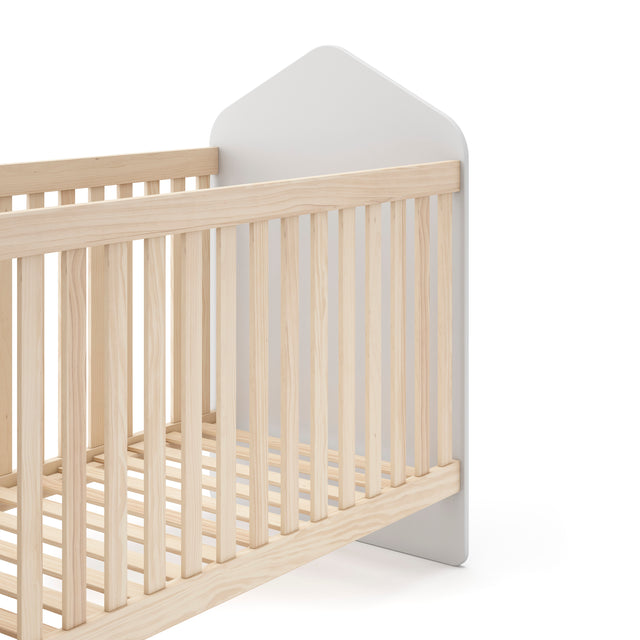 Cuna Infantil Estefanía 124 Blanco & Pino