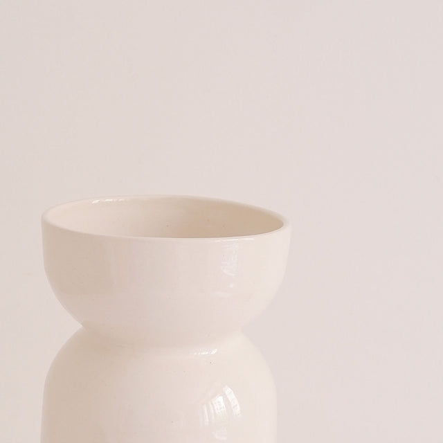 Jarrón Palma Natural Brillo Slowdeco