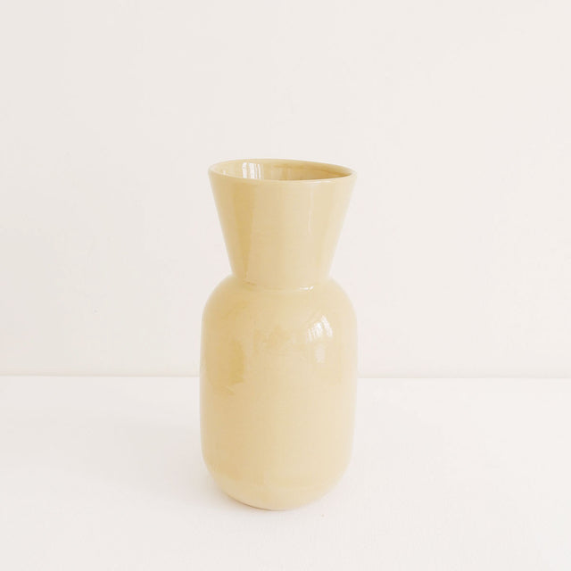 Jarrón Pollenza Tostado Brillo Slowdeco