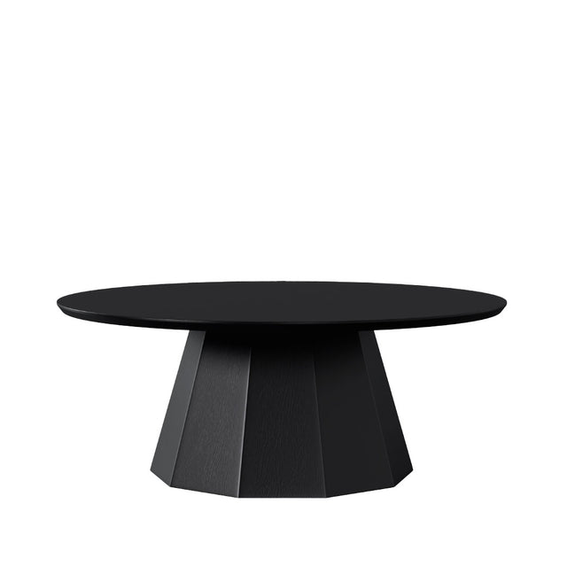 Mesa de Centro Redonda Homero Ø 90 Negra "Slowpop"