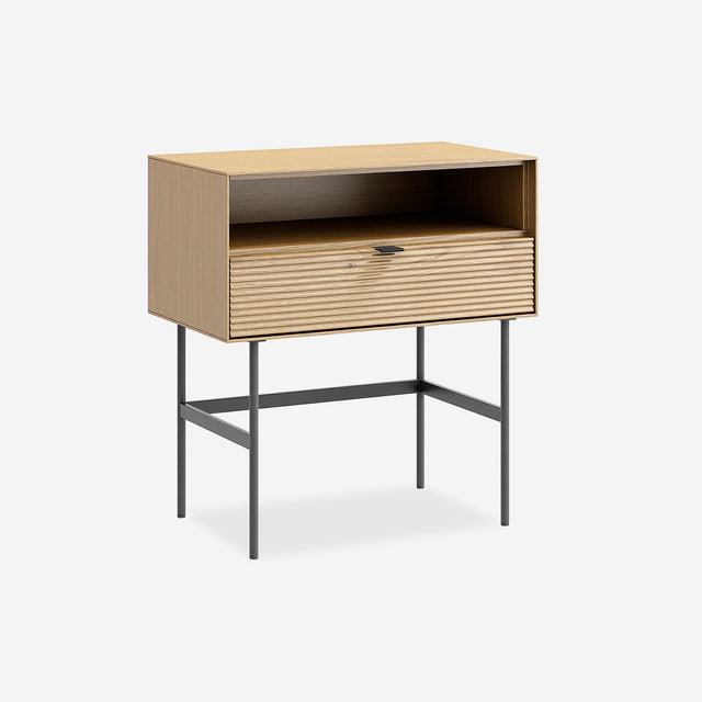 Mesita de noche alta 1 cajón Bambar Som Casa