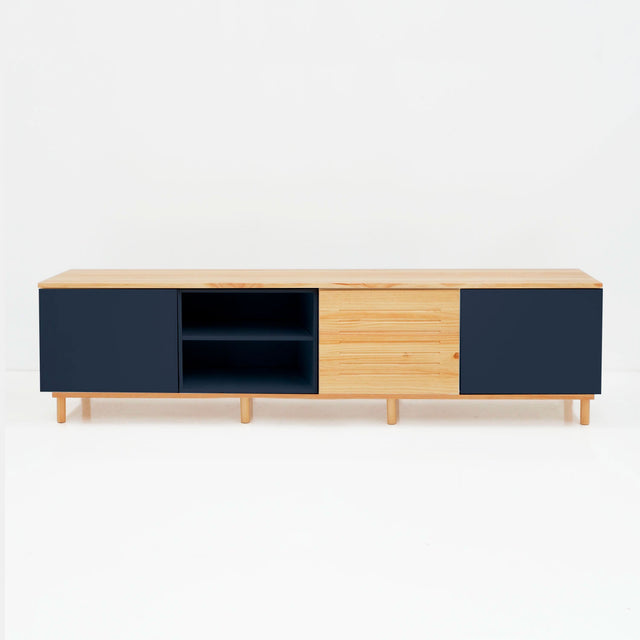 Nolla 200cm Pearl White TV Cabinet