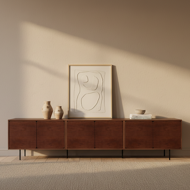 Mueble TV Penxat 240 Natural - 6 puertas