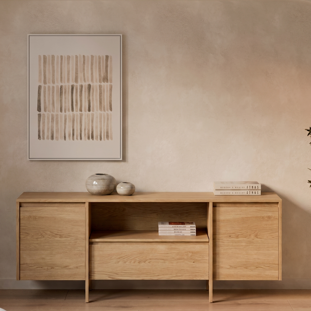 Mueble TV 160 PACIFIC (2 puertas + cajones)