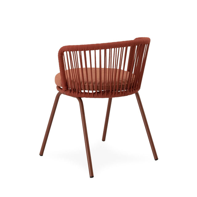 Silla de Exterior Vilma Terracota