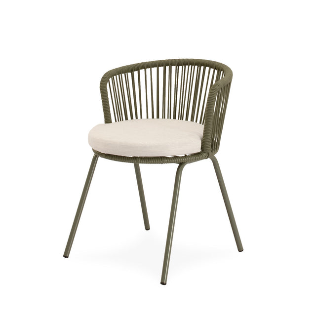 Silla de Exterior Vilma Verde Oliva