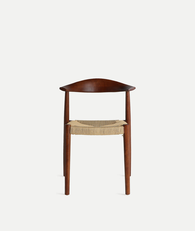 Silla Zelhem Haya Marrón & Cuerda Natural