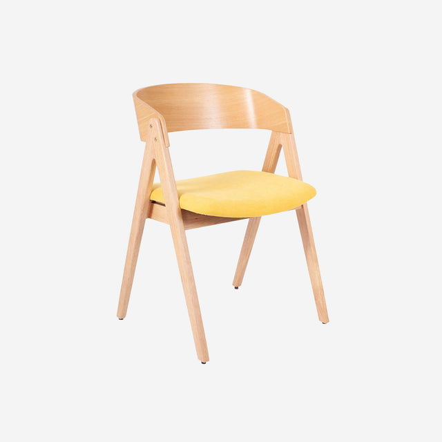 Silla roble mostaza Comboi Som Casa