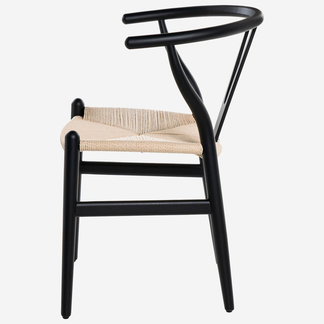 Silla madera negro Nordic Som Casa