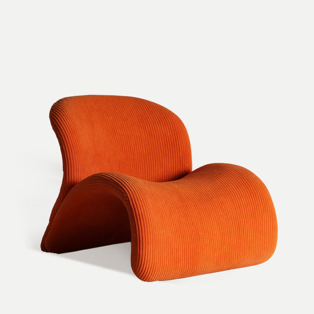 Sillón Tapizado Vianne Naranja