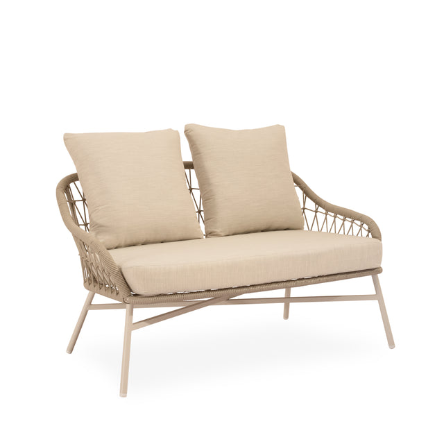 Conjunto de Jardín Salónica Beige | Sofá & Sillones & Mesa Centro