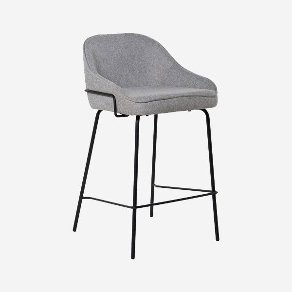 Taburete bajo Julia gris claro Som Casa