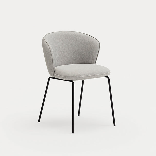 Silla de Comedor Tapizada Add Gris