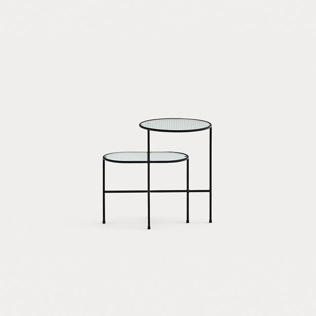 Mesa Auxiliar Nix 60 Vidrio & Negro