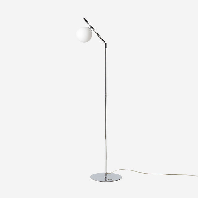 Vista frontal Lámpara de pie End acabado en Cromo Aromas del Campo Slowdeco