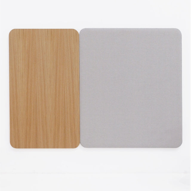 Cabecero modular 160cm Roble - Tapizado Arena - Libra 05 Slowdeco