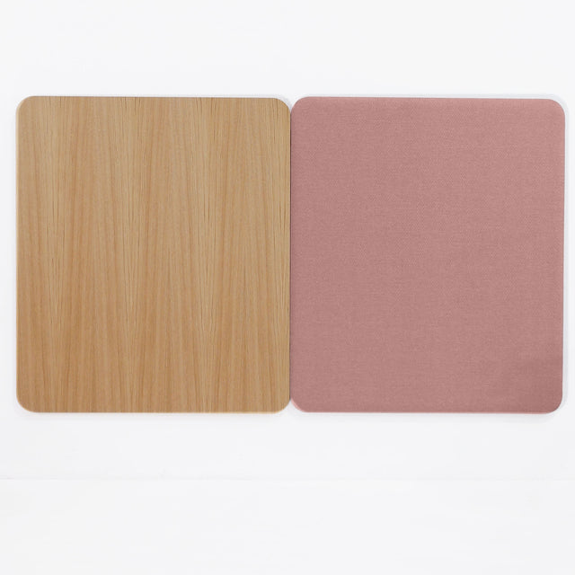 Cabecero modular 180cm Roble - Tapizado Rosa - Libra 61 Slowdeco