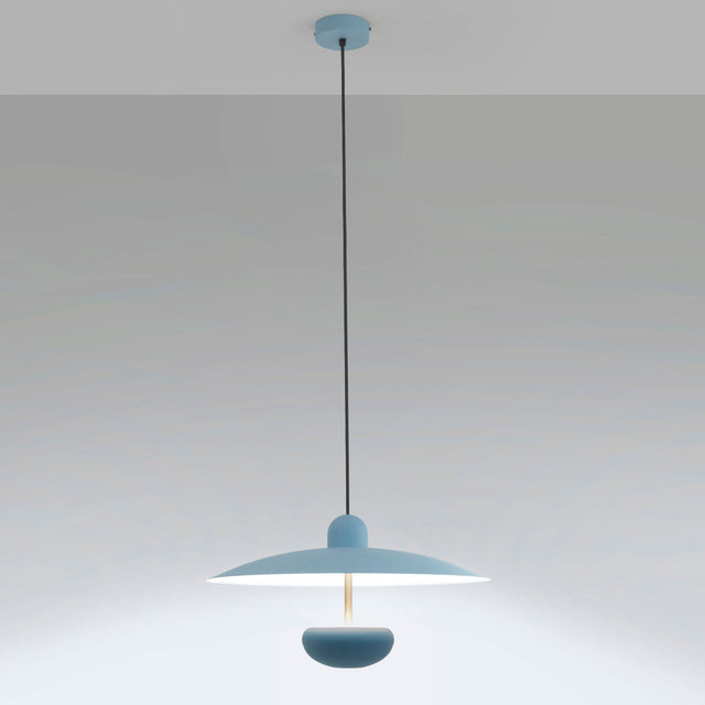 Lámpara colgante Julia Azul Dorado Fokobu