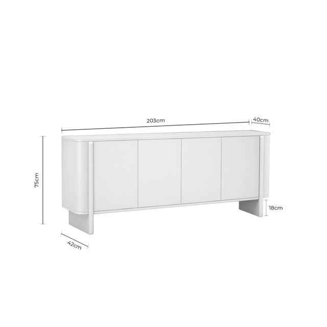 Aparador 200 Sidney | 4 puertas